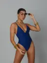 Harper One Piece in Persian Blue