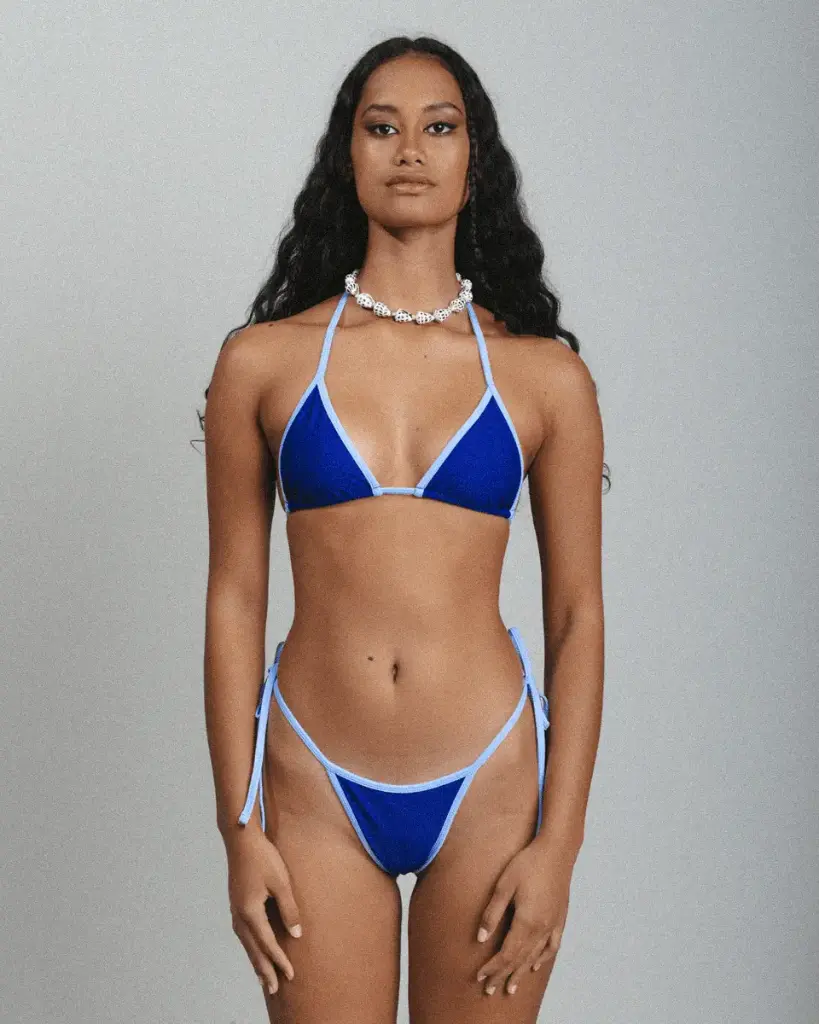 Indie Bikini in Shallow Water